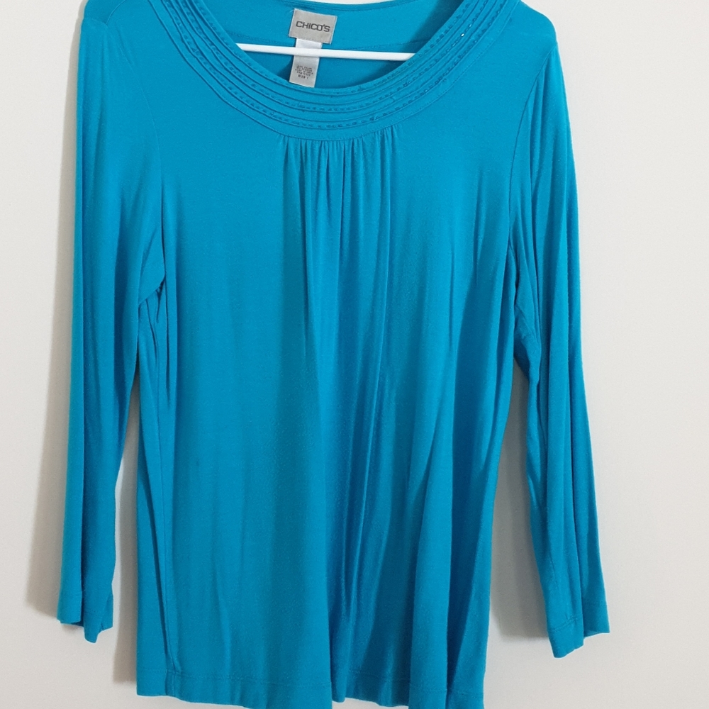 Chico's Turquise Top